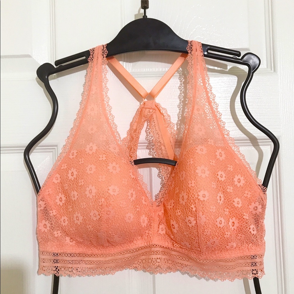 Victoria's Secret Orange Lace Bralette